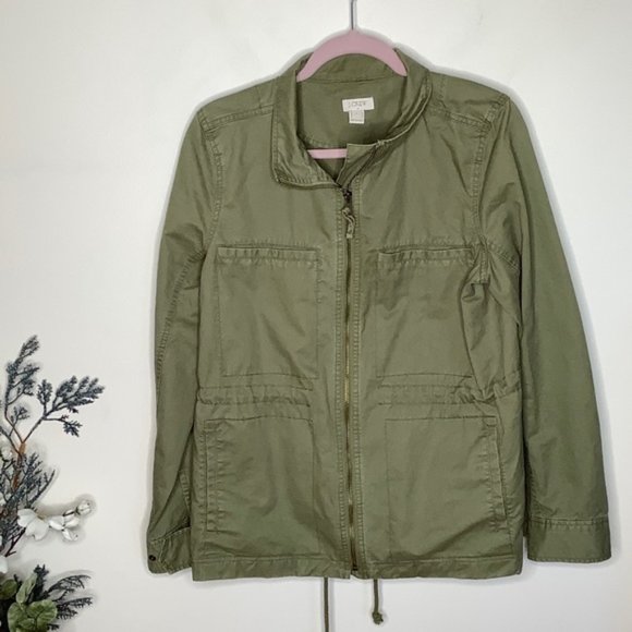 J. Crew Factory Olive Green Jacket - Picture 4 of 8